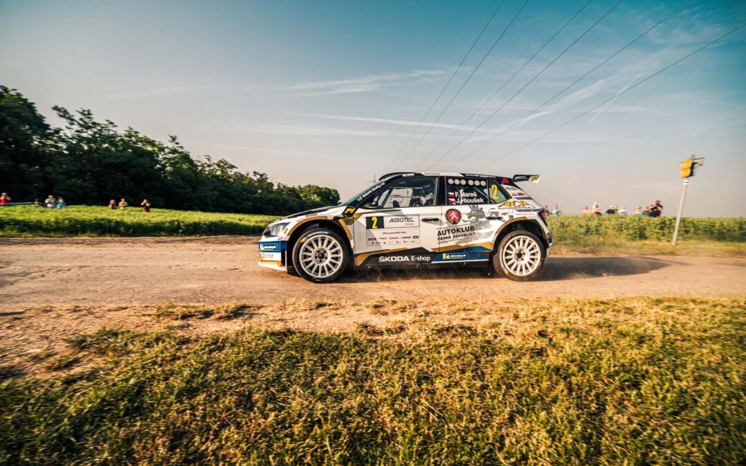 Filip Mareš a Jan Hloušek vítězi XV. Agrotec Petronas Rally 2019.